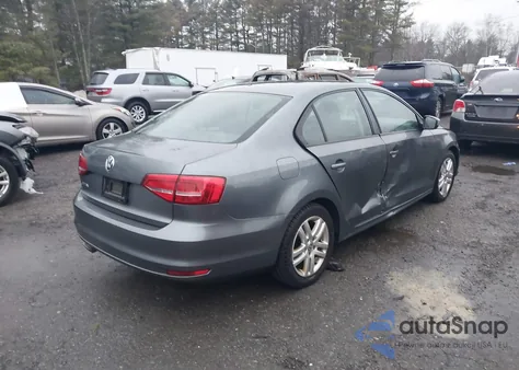 2015 Volkswagen Jetta 2.0L S из США, поврежденный, VIN 3VW2K7AJ2FM225302